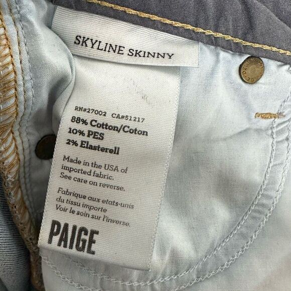 Paige Jeans Skyline Skinny in Heritage size 27 - Picture 6 of 7